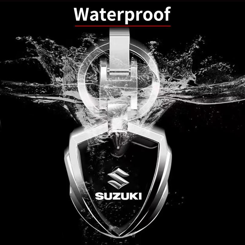 3D Metal Car Styling Keychain Key Chain Key Rings Pendant for Suzuki Jimny Samurai S-Cross SX4 GW250 Swift XL-7 ALTO IGNIS Accessories