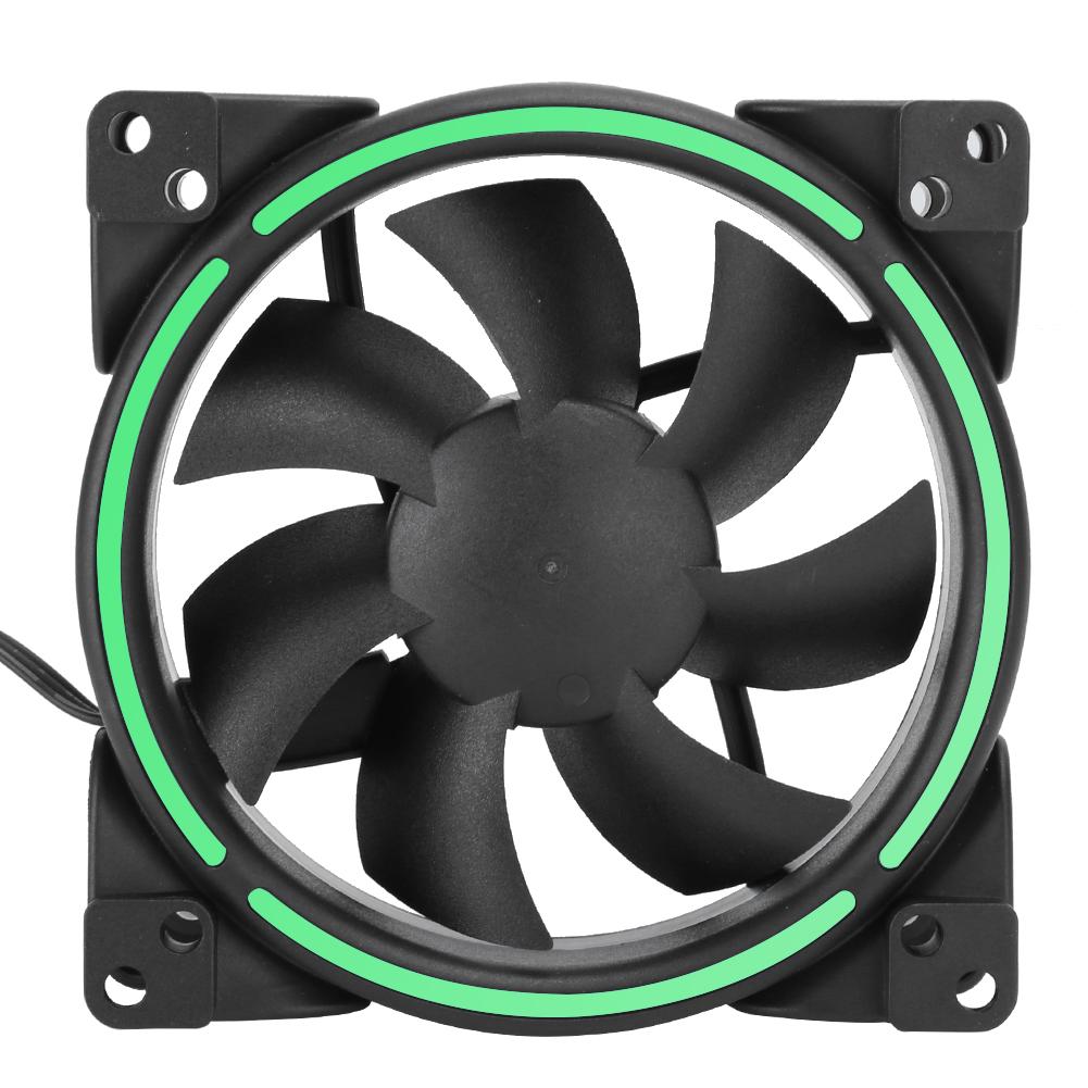 12V 24CFM LED Cooling Fan 1500RPM Silent CPU Cooler Computer Chassis Radiator