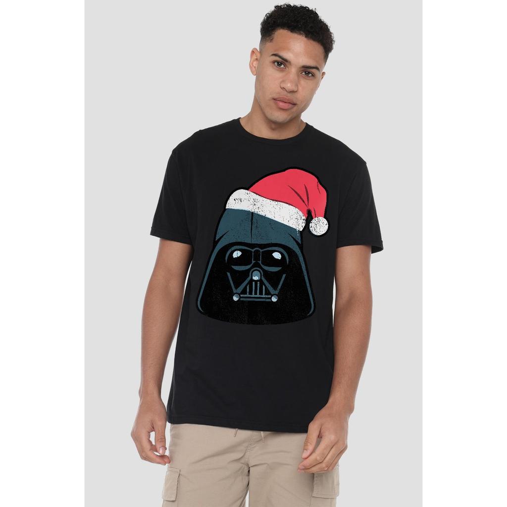 STAR WARS Mens Darth Vader Santa Christmas T-Shirt