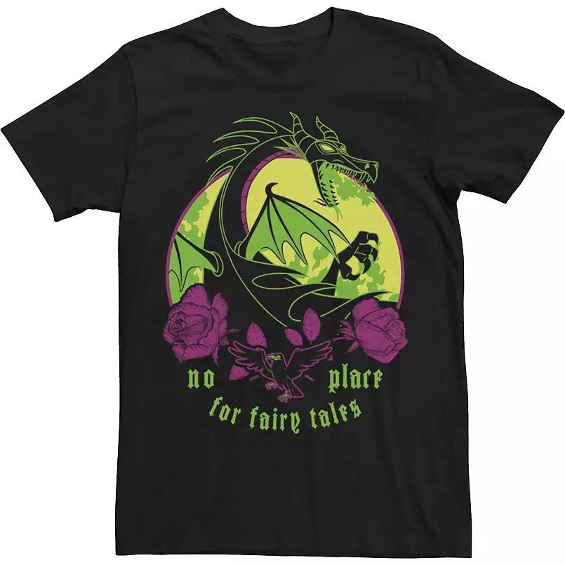 S Sleeping Beauty Maleficent Dragon Black TShirt S