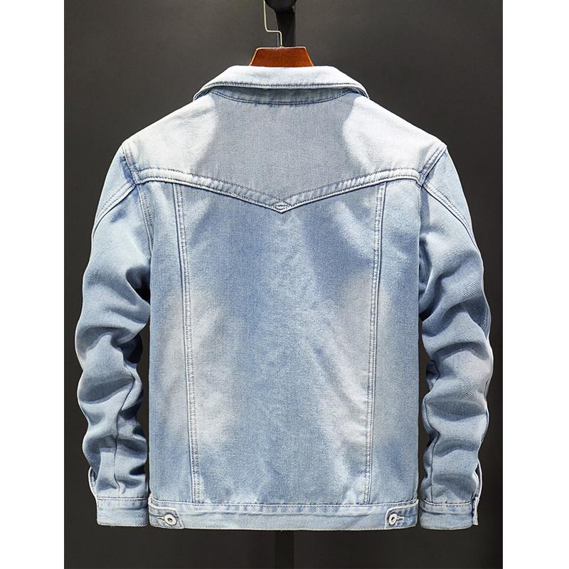 Buy New Fashion Denim Jacket Men's Coat 