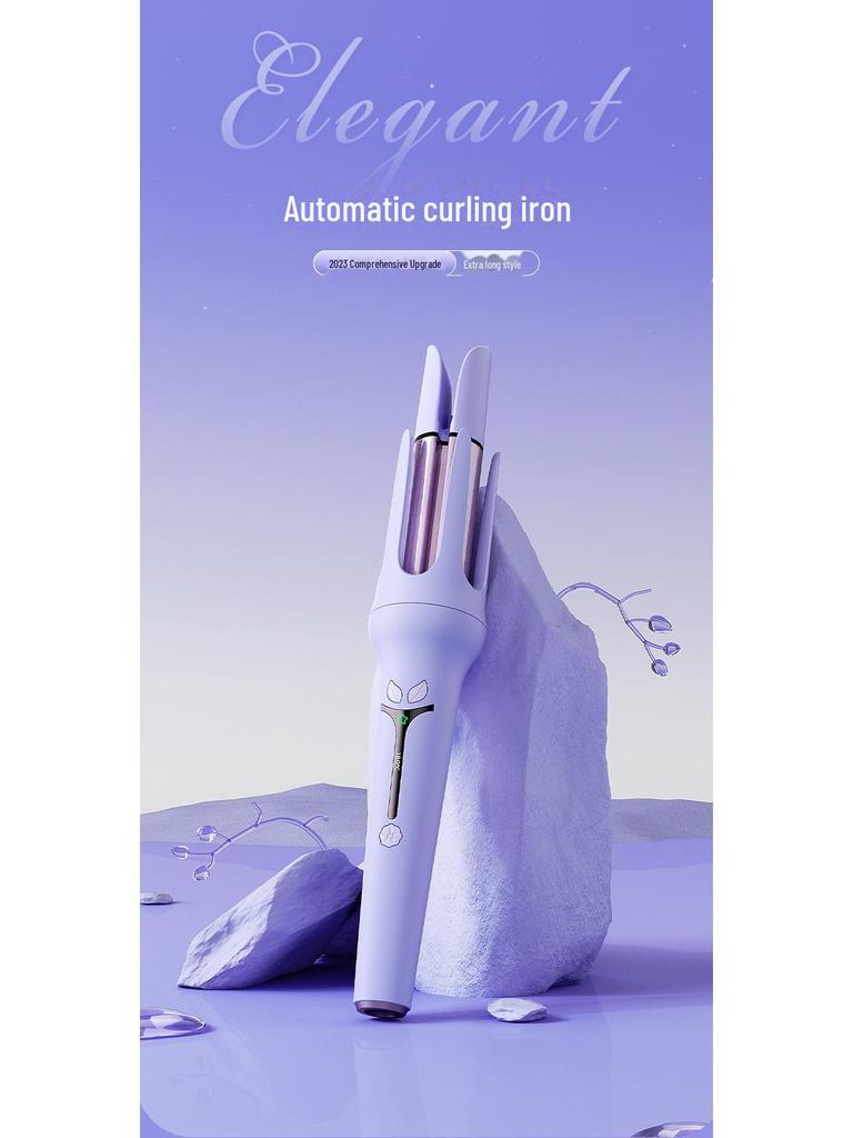 Negative Ion Automatic Curling Iron - Hair-Friendly Groove Wave Perm.