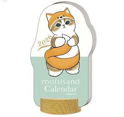 Mofusand Die-cut Desk Calendar 2026 Japan NEW