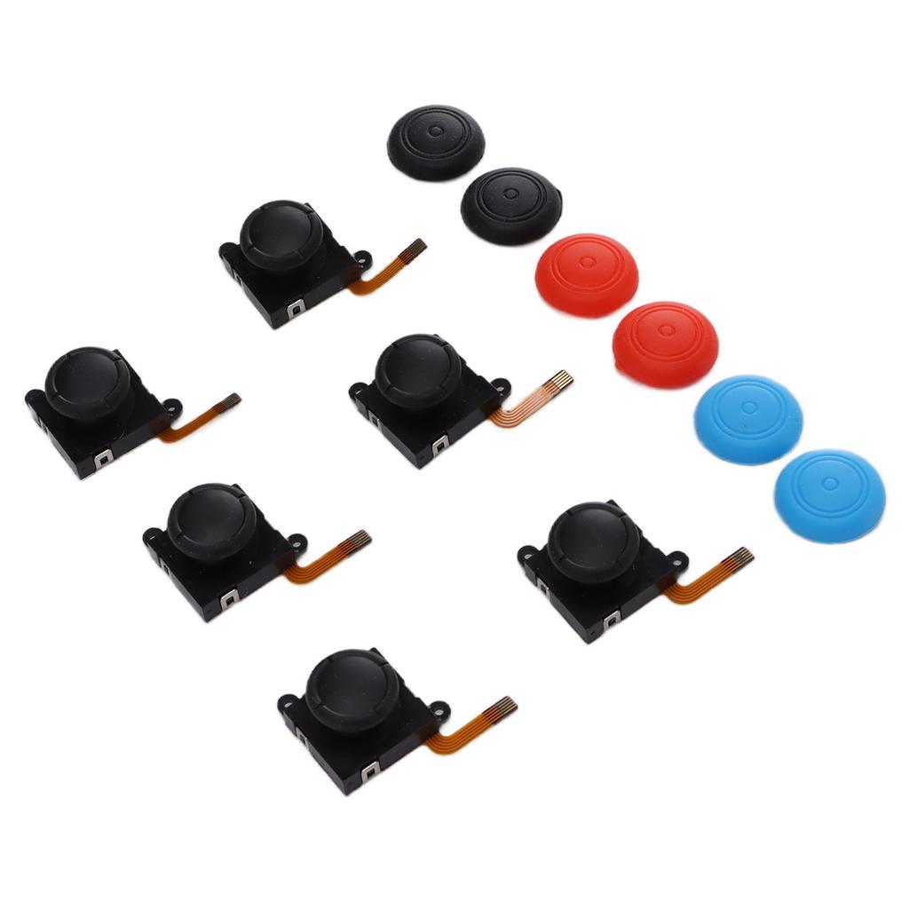 QM2107096 6pcs Joystick Replacement 3D Analog Left Right Joysticks Rocker Replacement for Joycon