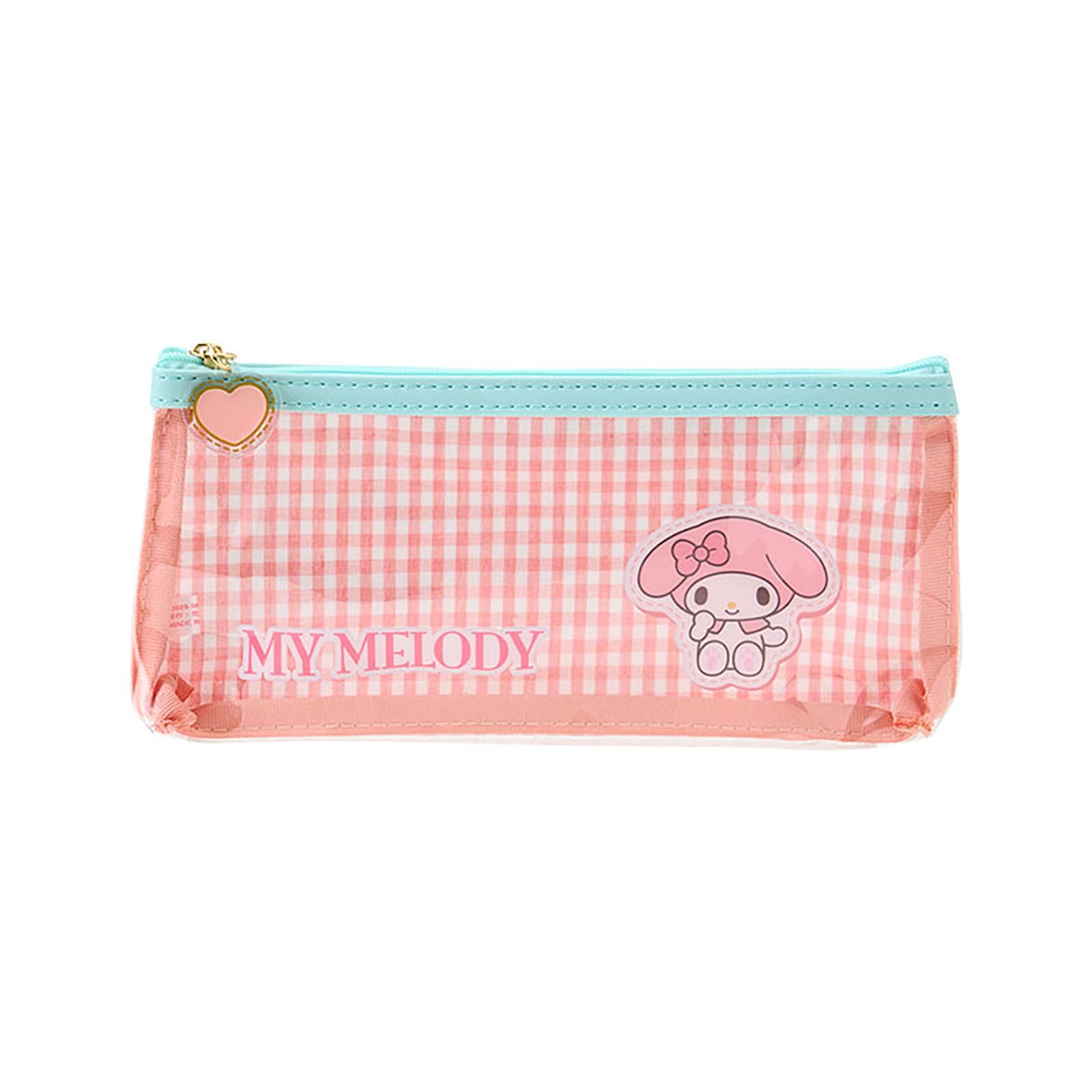 

Sanrio My Melody Clear Pencil Case, PVC and Laminated Cotton, Ages 3 and Up, 642436