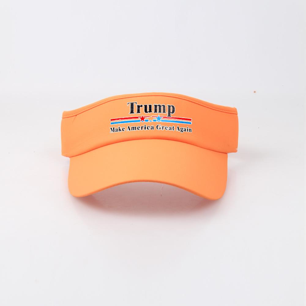 

Make Trump America Great Again Adjustable Cotton Sun Baseball Sun Visor Hat Cap Orange