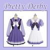 Premium Quality Game Pretty Derby Mary Jane Winter Uniform Cosplay Full Set For School Events