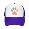 New Cat Paw Print Spring Summer Leisure Sports Daily Sun Hat Fishing Outdoor Unisexs and Womens Truck Caps Fashion Casquette