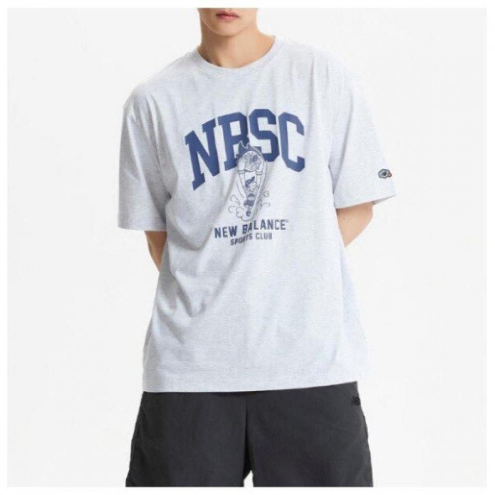 

New Balance BaskeTball Graphic T shirT Nbnef21533 16 Uni White series/100