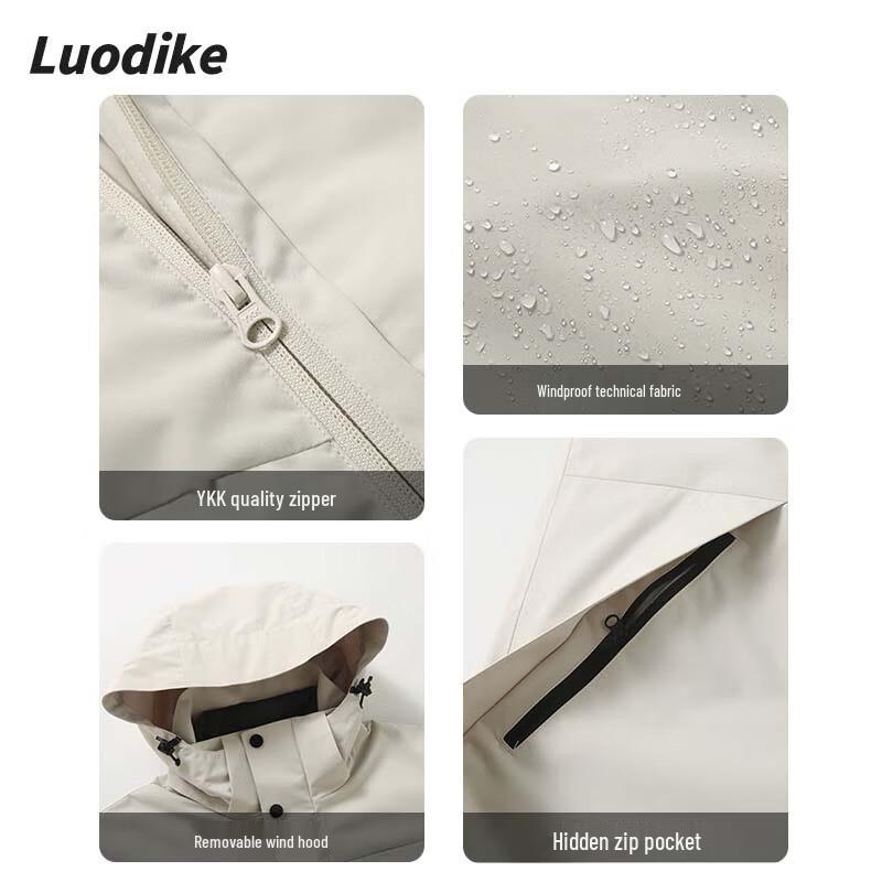 LoDiker Unisex 3-in-1 Outdoor Down Jacket L4V3FC1561