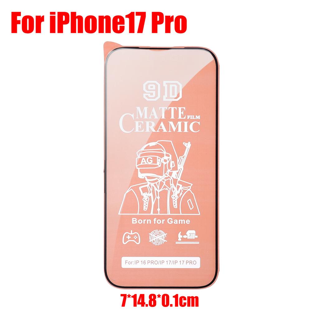 1-3pcs Matte Ceramic Soft Film Explosion Proof Screen Protector for IPhone 17 Pro Max for IPhone 17 Air HD Films for Games