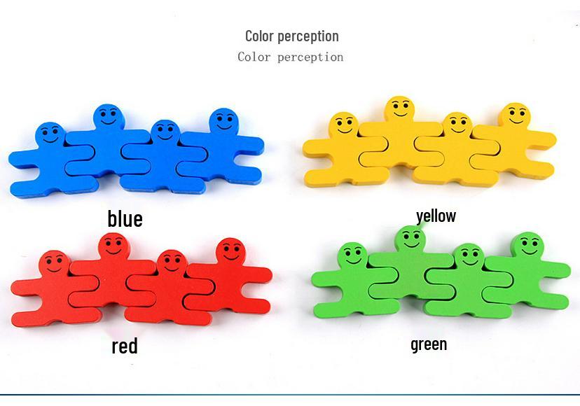 Creative Balance Little People Wooden Building Blocks: Interactive Educational Toy for Early Childhood Development and Stack High Games
