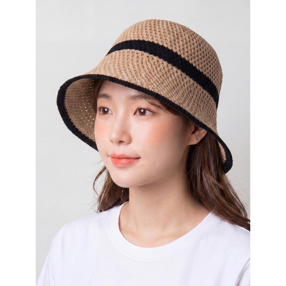Daiso Knitted Bucket Hat Brown