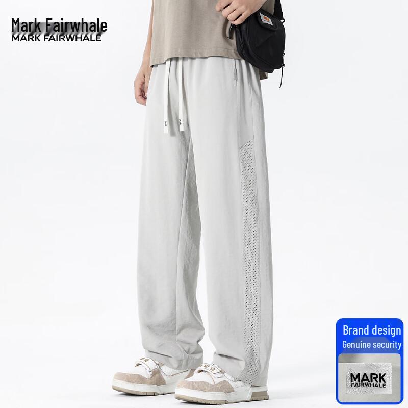 Marc Fairwell Men s Ice Silk Quick-Dry Mesh Casual Pants M