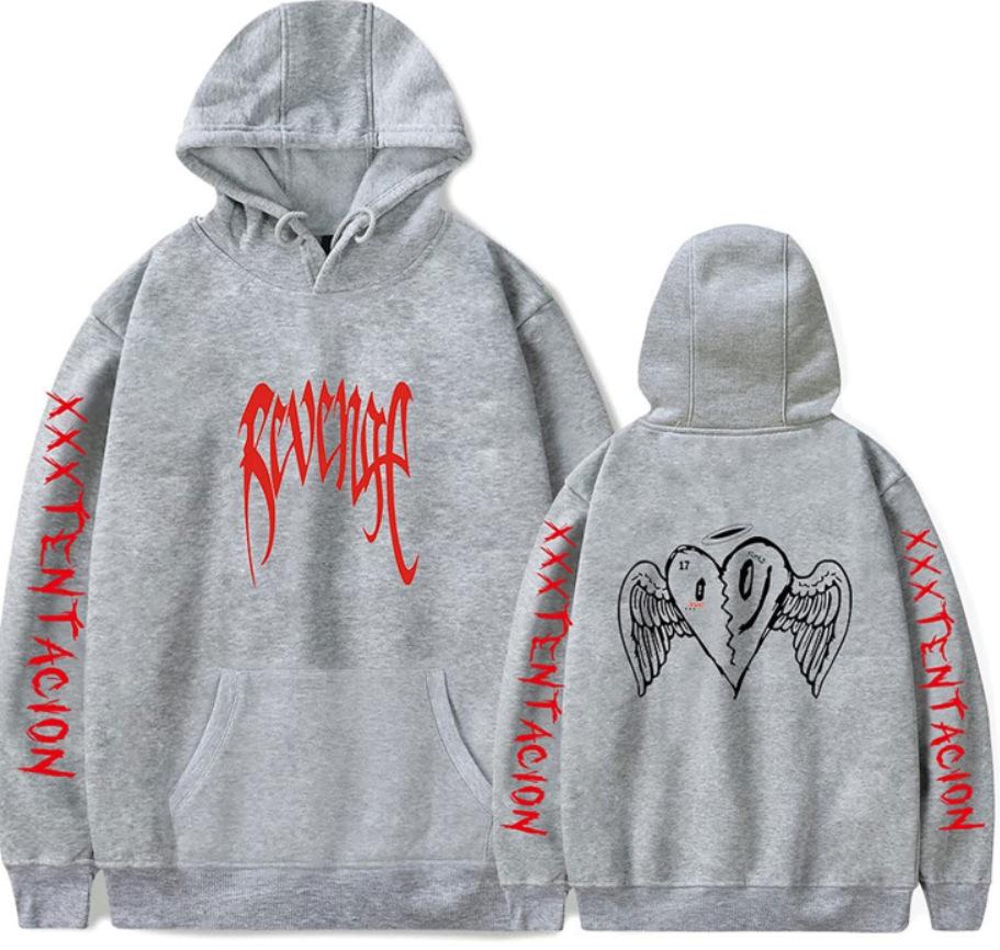 Trendy Rapper Fashion Fleece Hooded Long Sleeve Sweater Warm Jacket