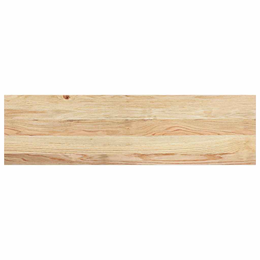 vidaXL Fensterbänke 2 Stk. Unbehandelt 90x25x2 Cm Massivholz Eiche