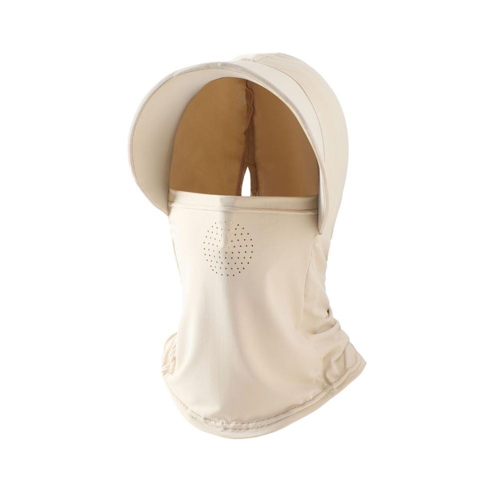 Breathable Visor Cap with Shawl Sunscreen Hat New Pullover Cap Outdoor Sports