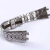 Watchbands 21mm 26mm Men Women Full Stainless Steel Bracelet For AP ROYAL OAK 15400 26331 15500 Watch Strap Folding Buckle