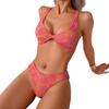 Women's All-Over Print Sexy Bikini Two-Piece Swimsuit for Beach & Hot Spring