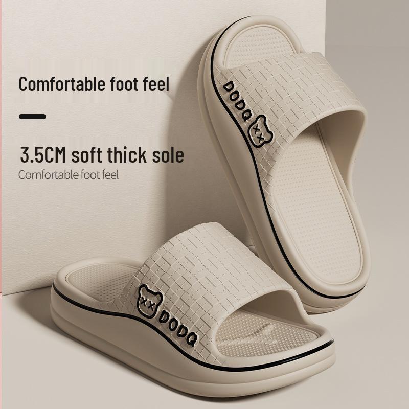 

Новые противоскользящие тапочки 2025 года для беременных женщин: Летняя одежда для дома/улицы, с защитой от запаха, охлаждающая одежда для купания 36-37 света кофе