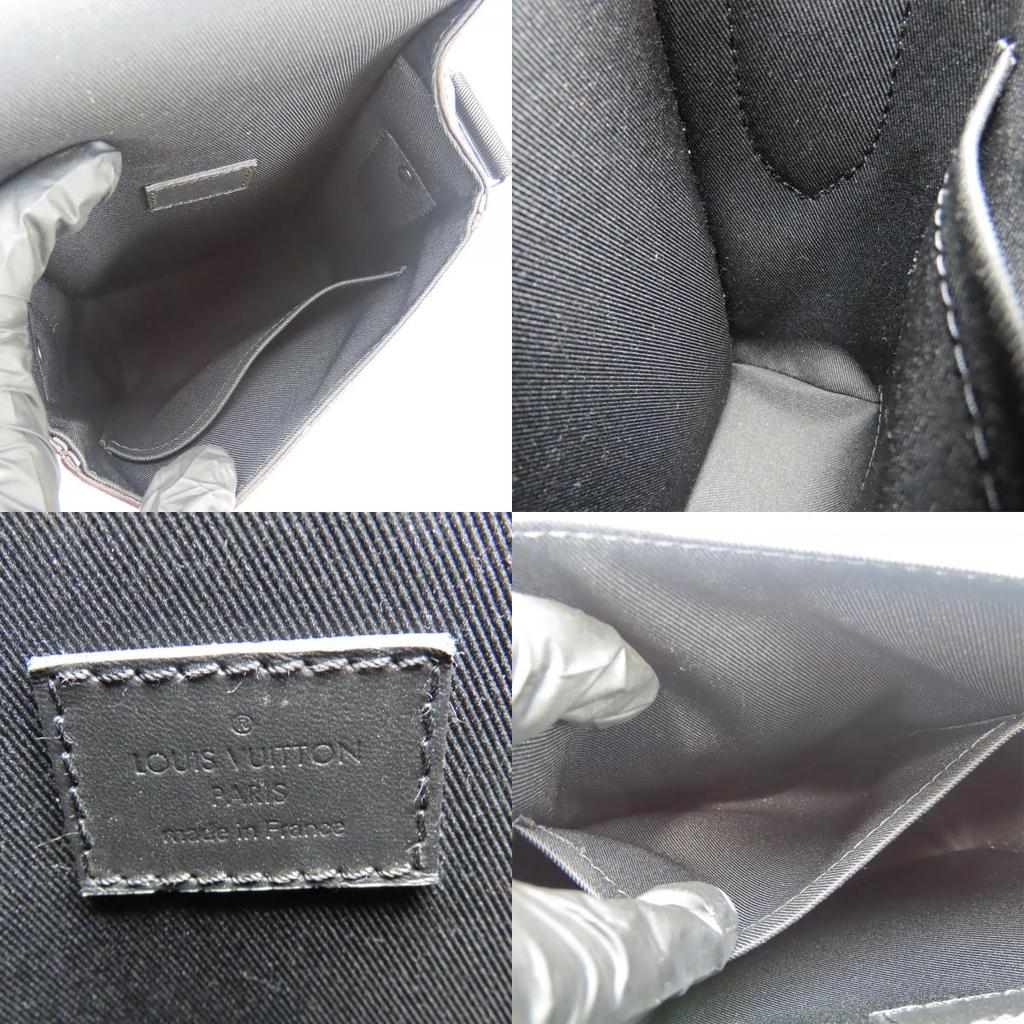 Used LOUIS VUITTON Shoulder Bag Archie Messenger M46442 Monogram Macacer Brown Black Diagonally Hung