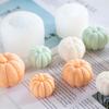Fondant Handmade Halloween Silicone Pumpkin Soap Candle Mold Decoration Pumpkin Mold Baking Tool
