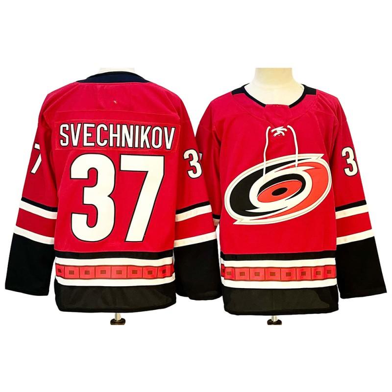 Pánský retro vyšívaný dres na lední hokej Týmová uniforma Tréninkové tričko Se jménem hráče AHO SVECHNIKOV