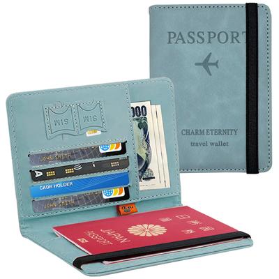 HueaPion Passport Passport Storage Passport Card Label Premium PU Travel Accessories for International with Transparent Passport Cover Case,