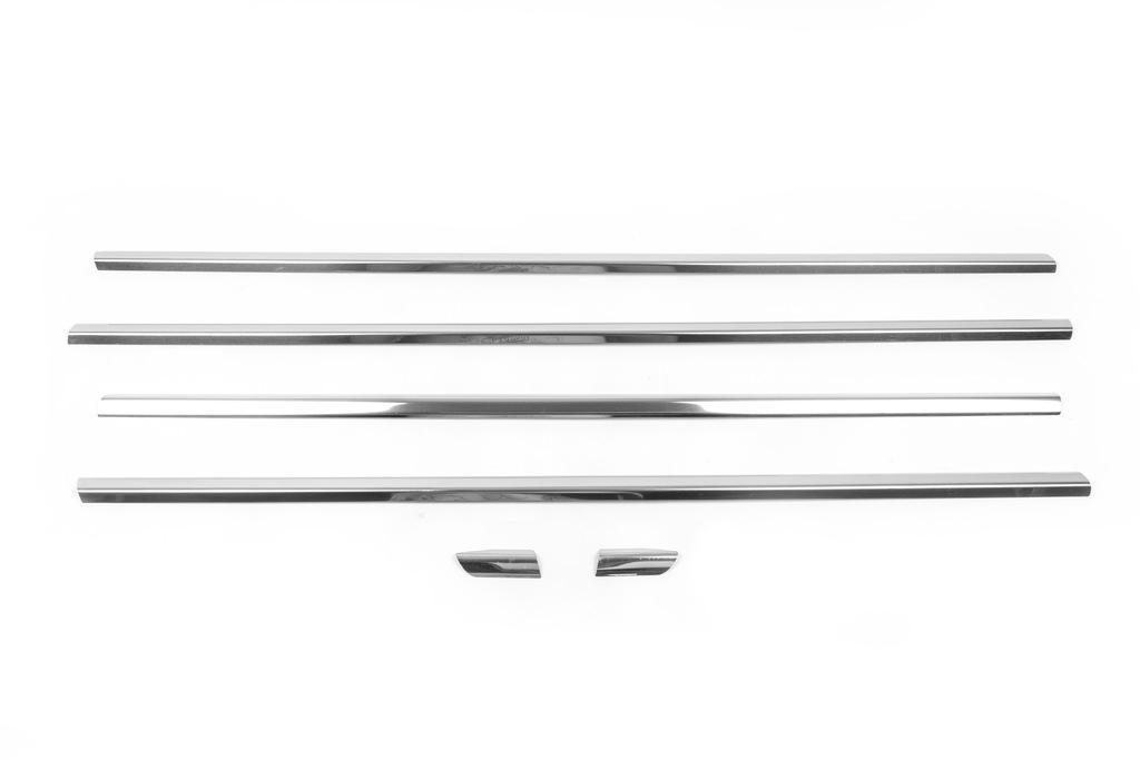 Glass Moldings (stainless Steel) HB, OmsaLine - Italian Stainless Steel for Chevrolet Cruze 2009-2015