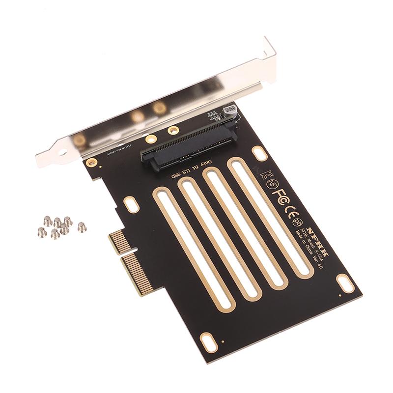 

U.3 Ssd U3 Kit Sff-8639 To Pci-E 4.0 X4 Lane Host Adapter For Motherboard Pm1735 Onesize