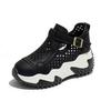 Baotou Heightened Thick Sole Spring and Summer Sandals for Women New Hollow Breathable Soft Sole Without Tiring Feet Casual Shoes for Outside Wear