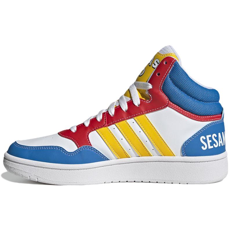 

Adidas Hoops 3.0 Mid White Blue Sneakers GX6108 46