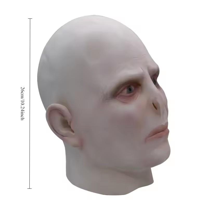 Horror Thriller Bald Latex Mask Halloween Mask for Adult Voldemort Mask Dobby The Elf Mask Kids Hood Harry Movie Cos