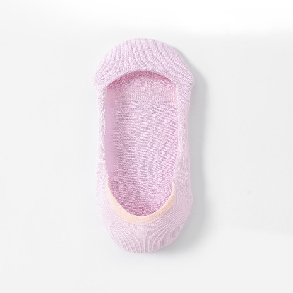 

Женские летние тонкие прохладные носки-лодочки, невидимые, не сползающие, с антибактериальным влагоотводящим эффектом 7A 1 pair светло-розовый