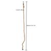 Wall Mounted Cat Sisal Climbing Rope with Wooden Step Cat Wall Scratcher Cat Climber Toy for Indoor Cats Cat Tree Alternative