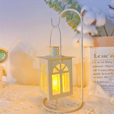 High-End Decorative Candlestick Night Light for Bedside or Desktop Atmosphere
