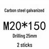Extra Long Expansion Screws Set - Pull-Out Bolts M6/M8/M10/M12/M14/M16 in Various Sizes (200x250x300x400)