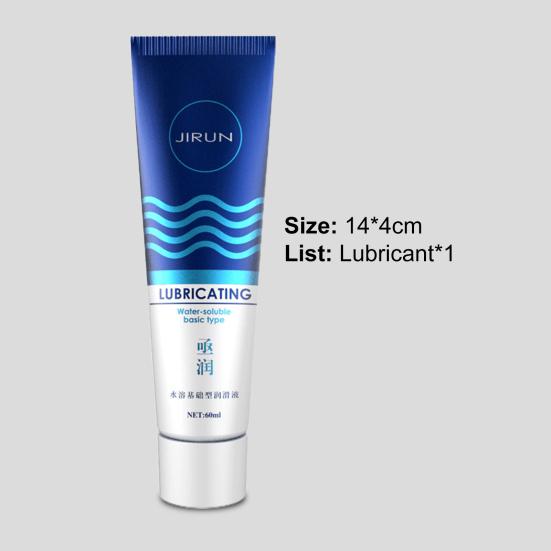 60ml Body Lubricant Long Lasting Easy To Use Natural Ingredients Sexual Water-based Lubricant for Foreplay