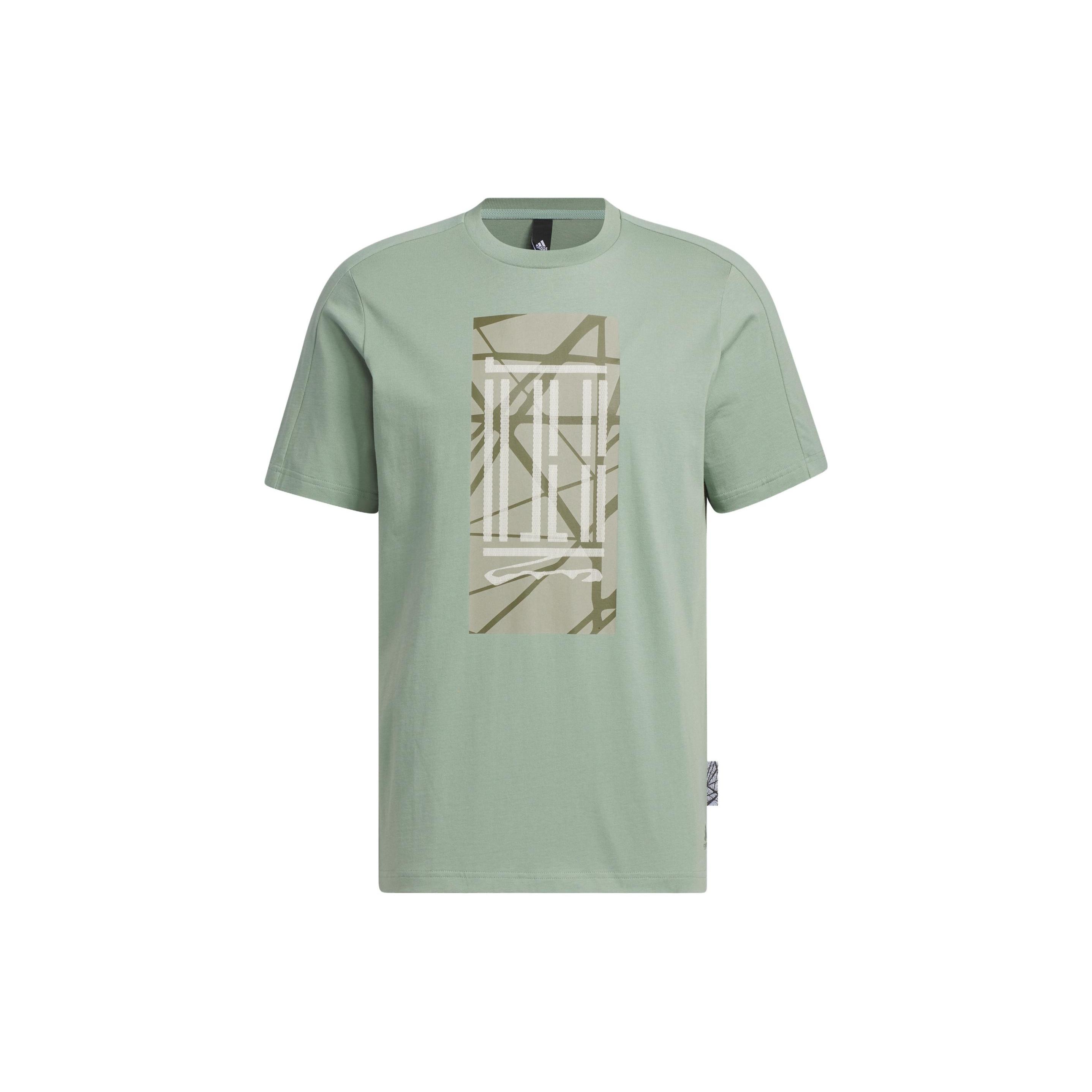 adidas Wuji Sportswear T-shirts Olive Green Men s IA8148 L