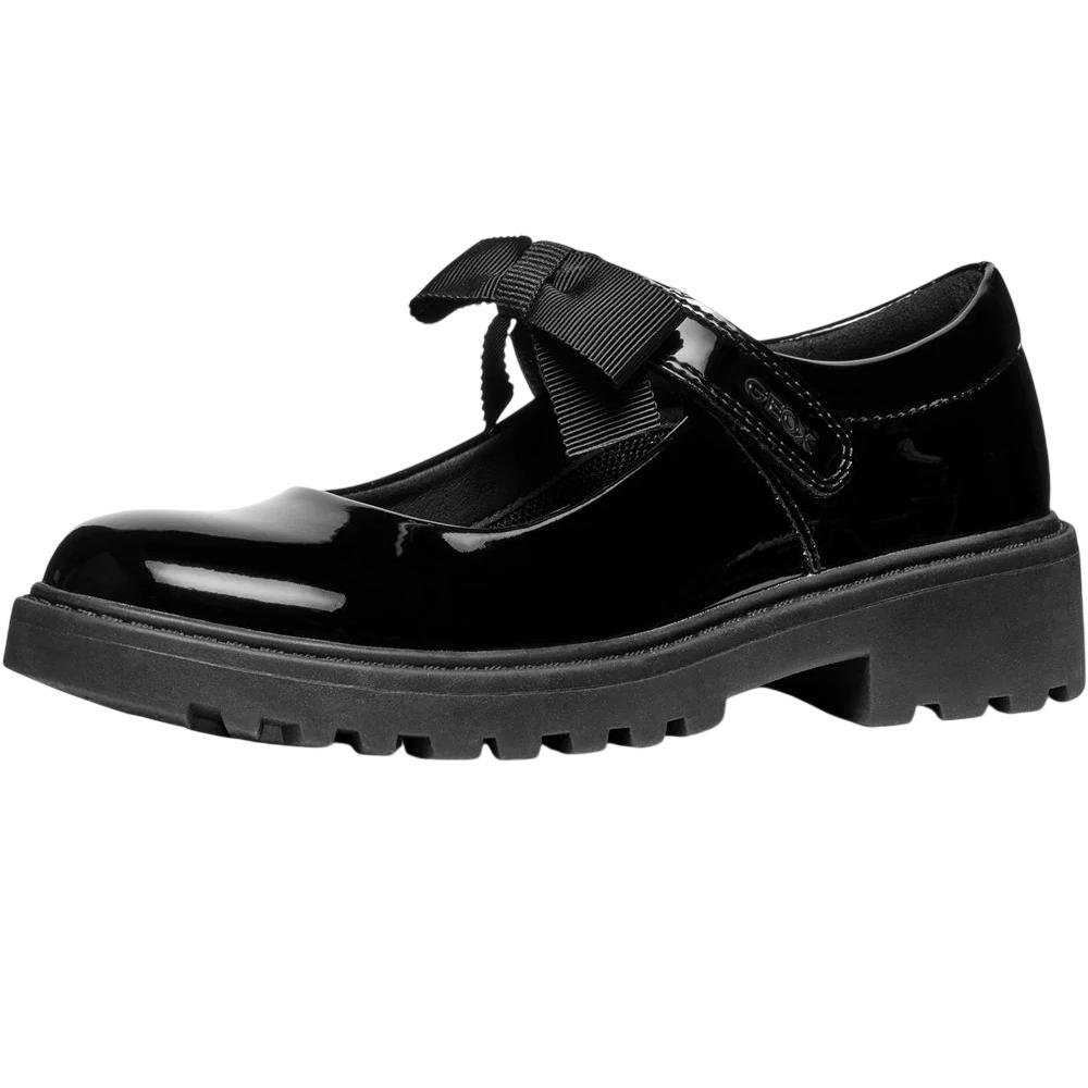 Geox Girls Casey Ballerina Leather Lined School Shoes