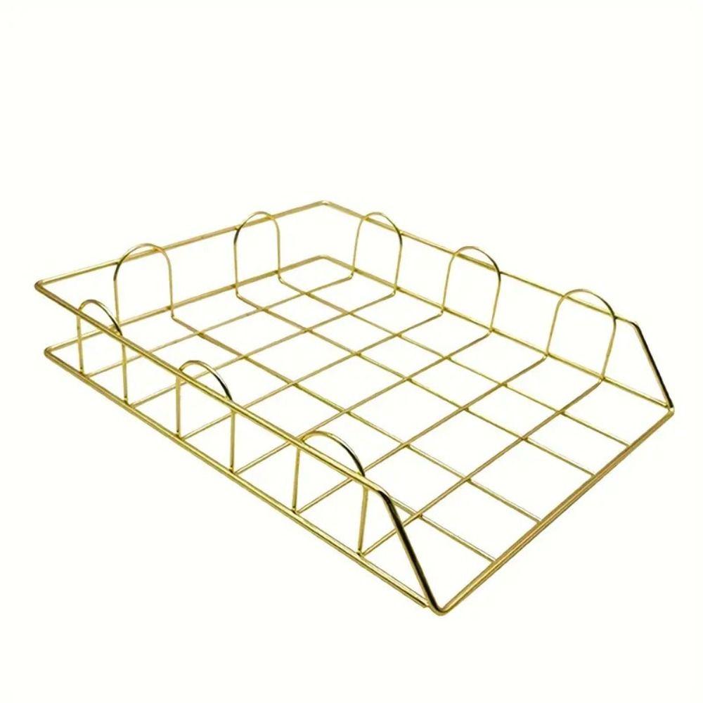 

Органайзер Стойка Корзина для хранения файлов формата А4 Корзина для хранения Органайзер для бумажных файлов и документов Свадебный декор золотой