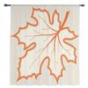 Thanksgiving Autumn Maple Leaf Sheer Curtains For Living Room Bedroom Tulle Curtain For Kitchen Voile Curtain Blind Panels