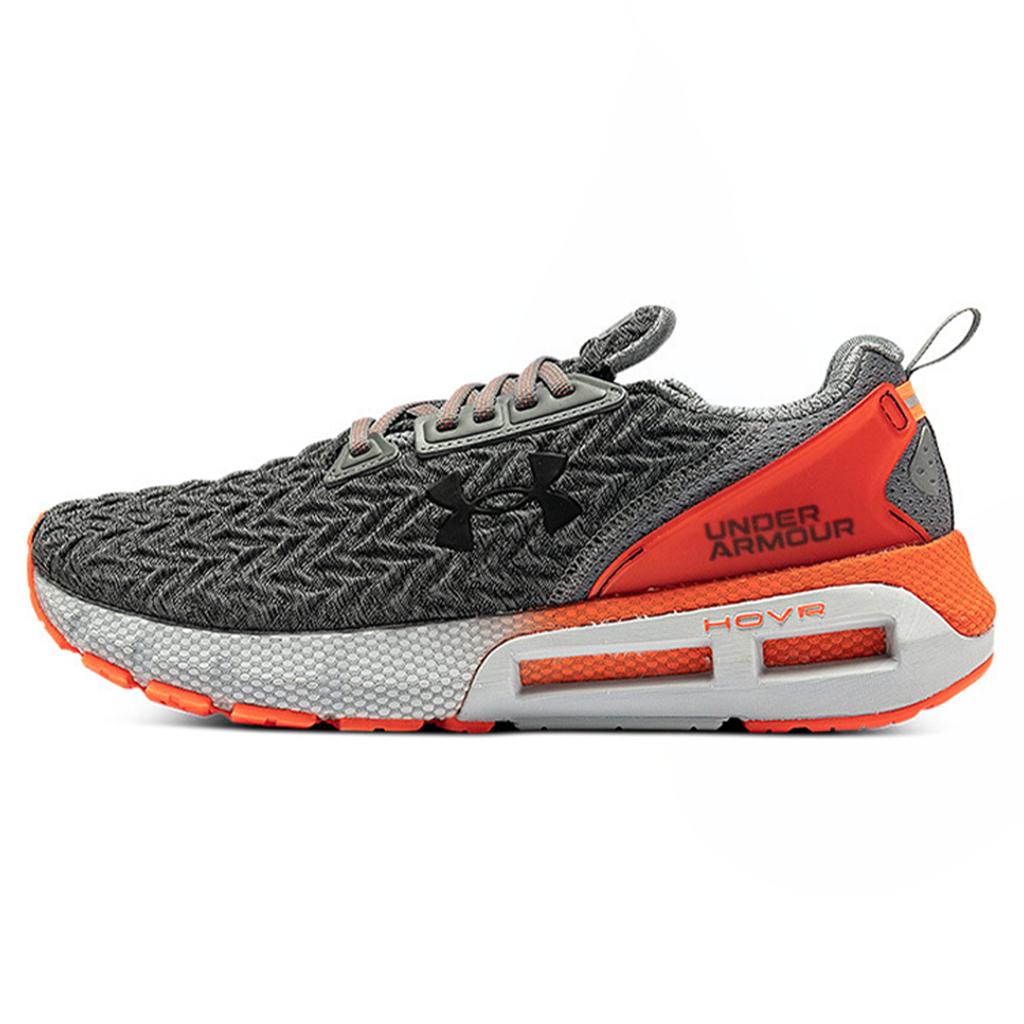 Under Armour HOVR Mega 2 Stof TPU Trendy Sport Lichtgewicht Lage Lifestyle Schoenen Heren sneaker Zwart Rood 3025472-101