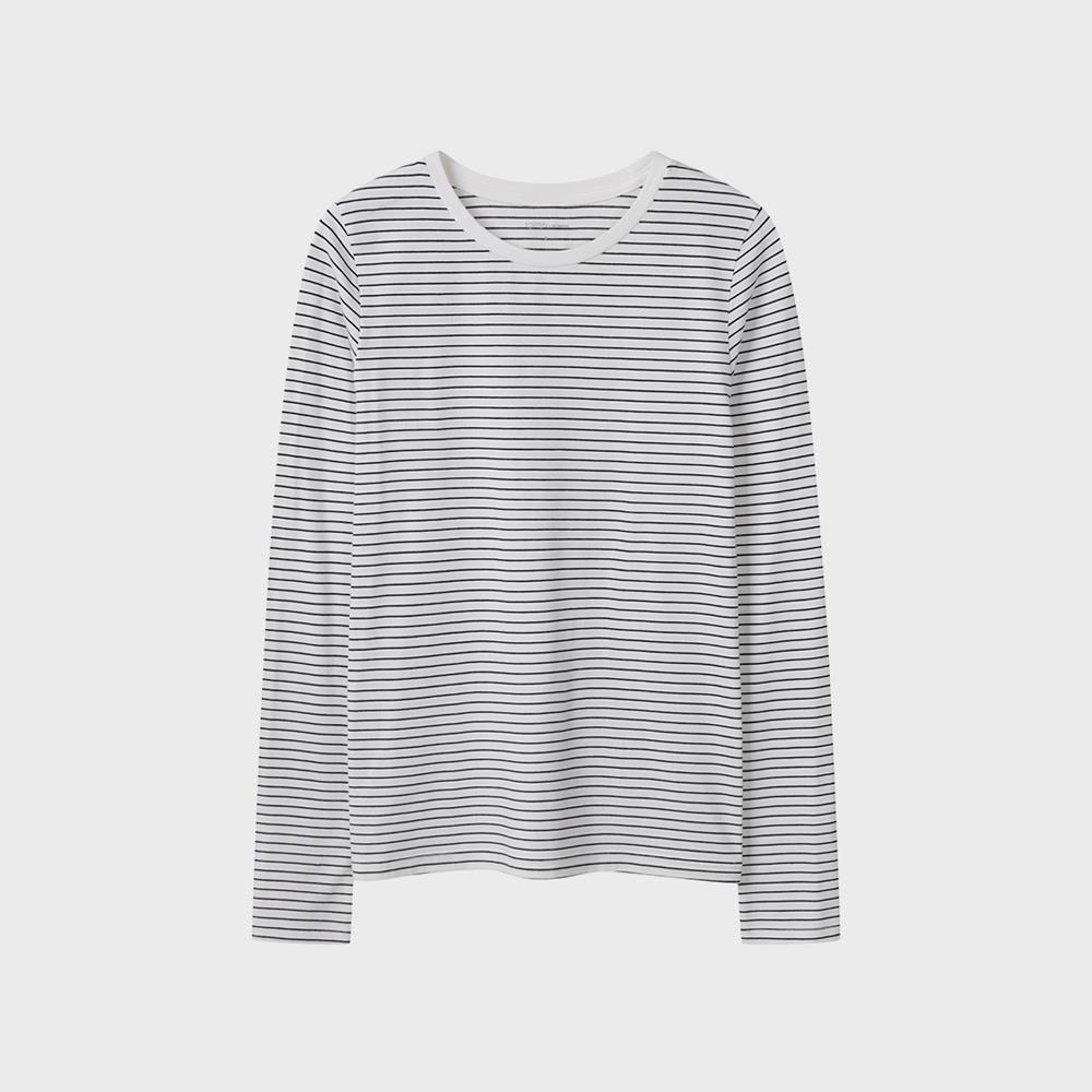 Top Ten Women'S) Soft Crew Neck Long Sleeve T-Shirt_Msf5Ts2010