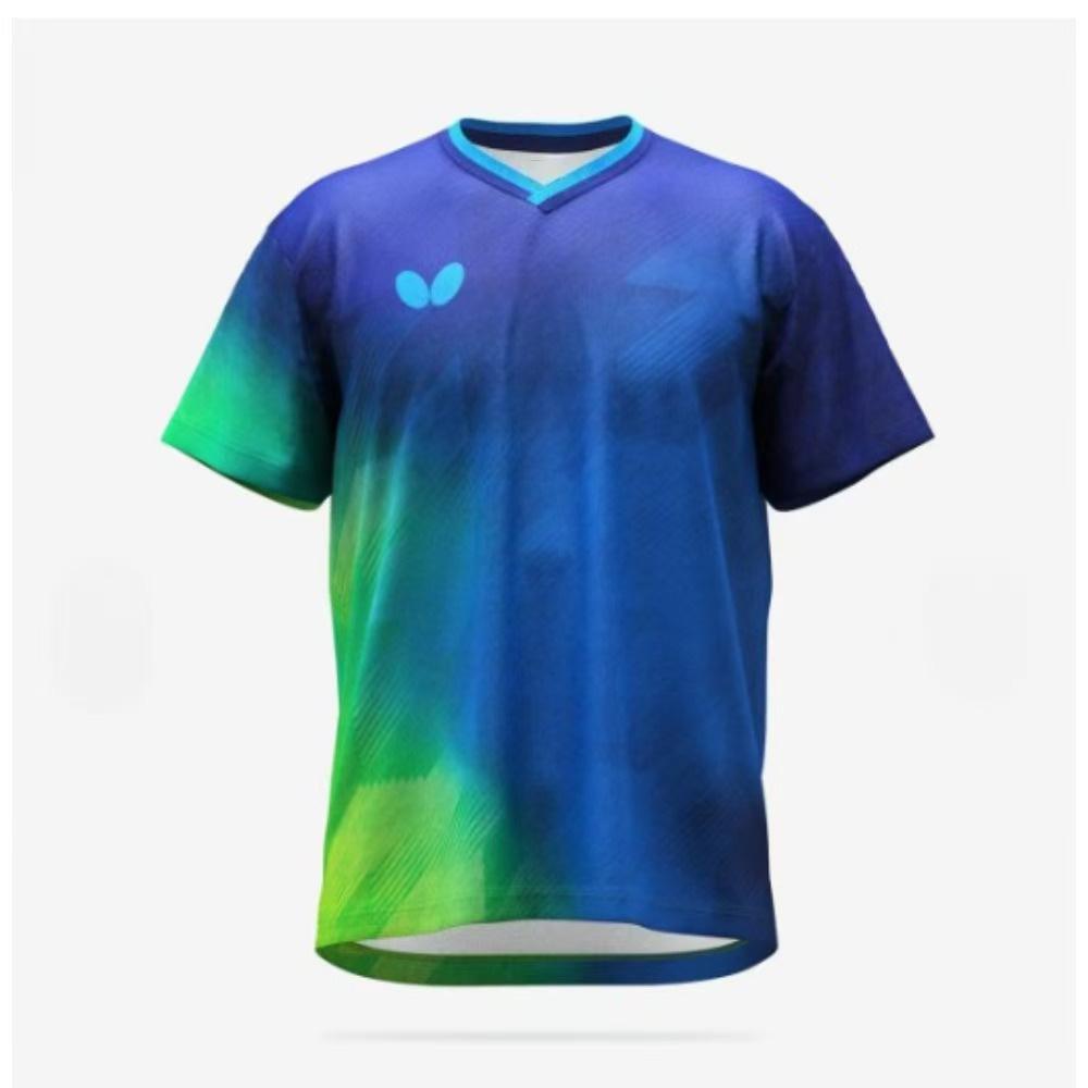 Men's and Women's Badminton Competition Breathable Table Tennis Tops, Quick-drying and Quick-descent Motorcycle T-shirts