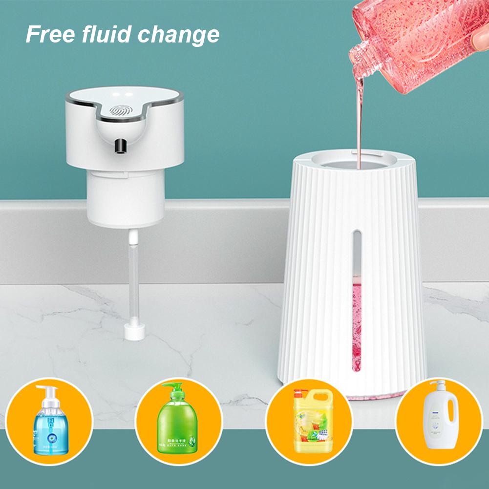 400ml Automatic Soap Dispensers USB Charging Touchless Hand Soap Dispenser Infrared Sensor Electric Soap Pump for Home Offices