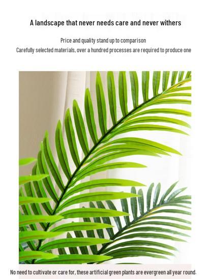 Bionic Green Sprenger's Fern Artificial Tree for Indoor Luxury Living Room Décor