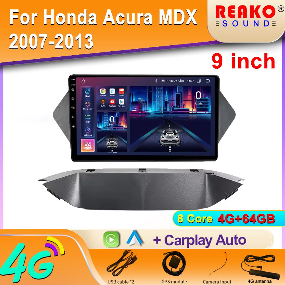 

Android 2K автомобильное радио для Honda Acura MDX 2007-2013 Видео Мультимедиа Bluetooth Плеер Навигация 4G GPS Carplay стерео 8 core 4GB+64GB