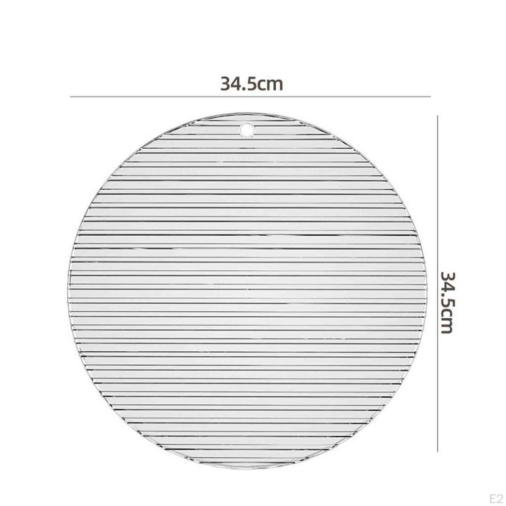 Dumpling Plate Dessert with Wire Rack Multipurpose for Baking Roasting Cooling Cookie Pan