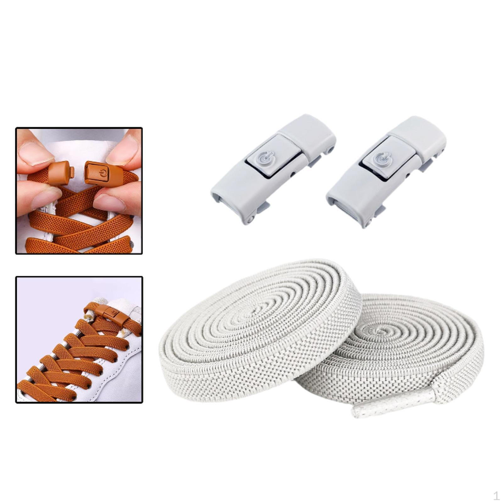 

Эластичные шнурки без завязок, удобные, легко устанавливаемые, детские, взрослые, шнурки для обуви белый
